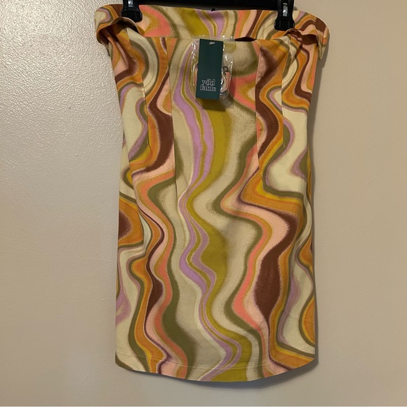 New-Wild Fable Bodycon Twill Dress - Picture 1 of 8